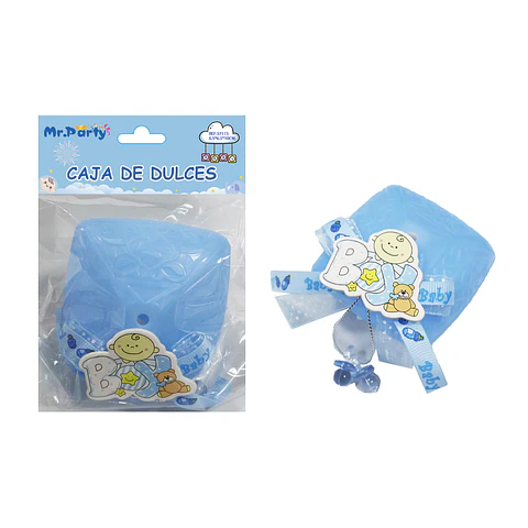 Adornos de baby shower celeste 6.5*6.5*10cm 1pc