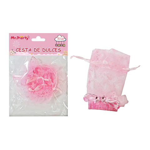 Adornos de baby shower rosado 6.5*12cm 1pc