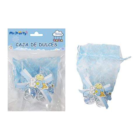 Adornos de baby shower celeste 7.5*5*12cm 1pc