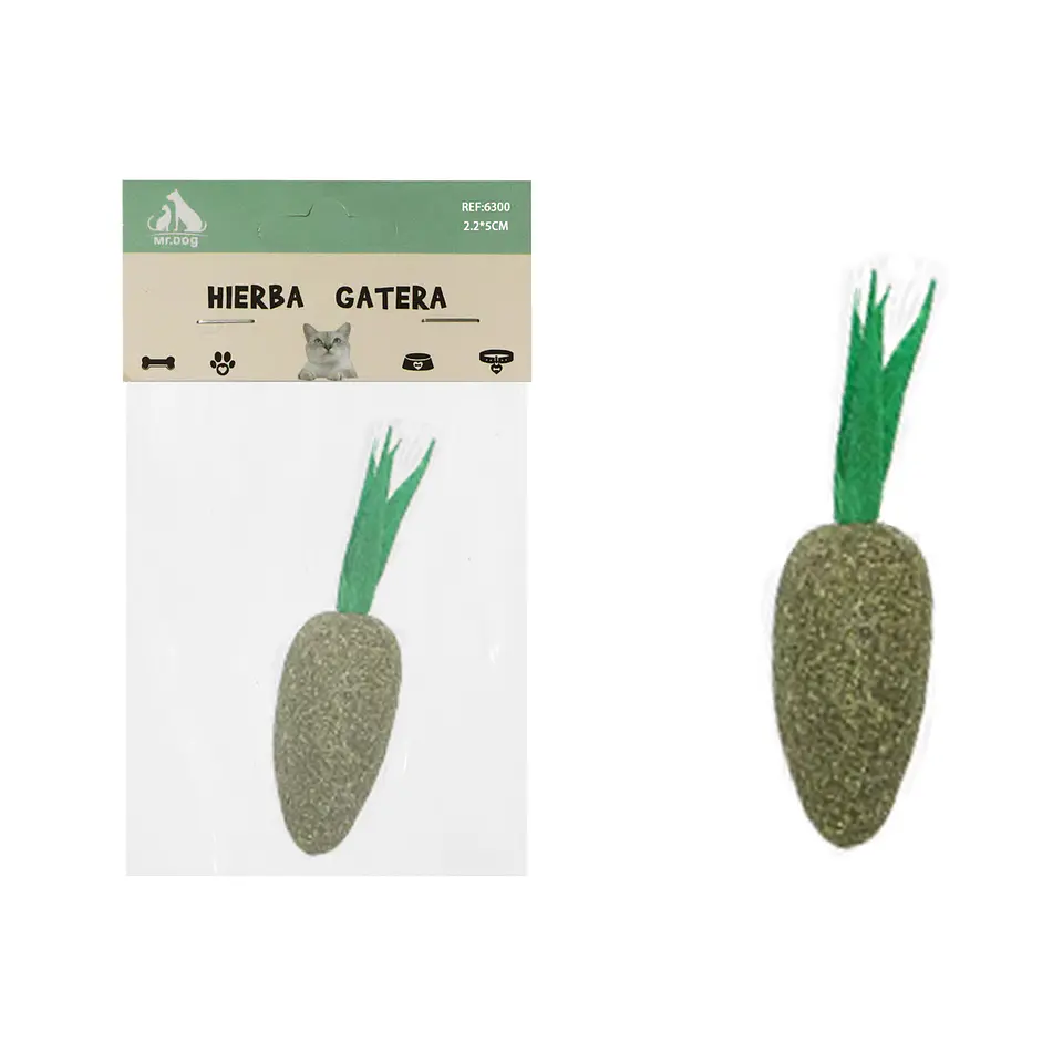 Hierba gatera en forma de zanahoria 2.2*5cm 1