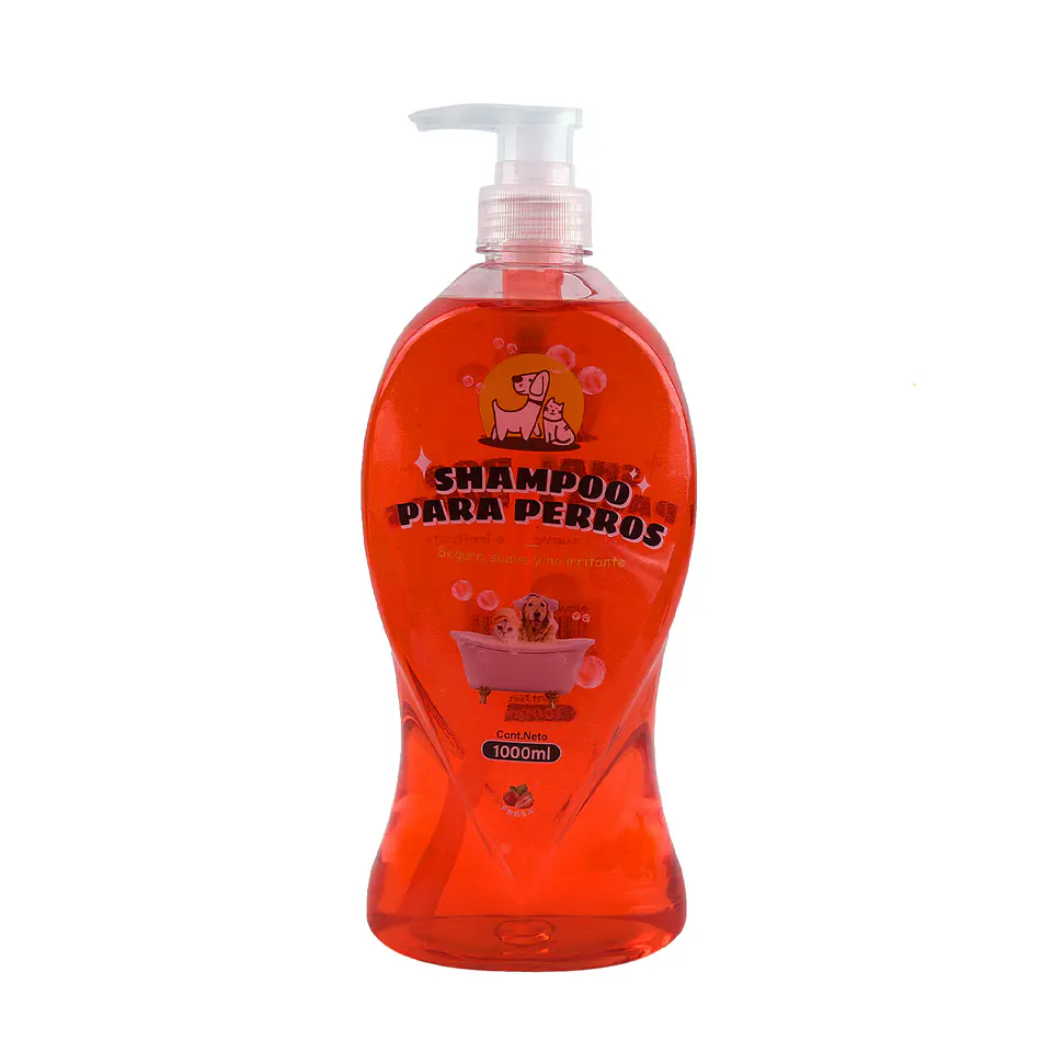 Shampoo para mascotas de frutilla 1000ML 1
