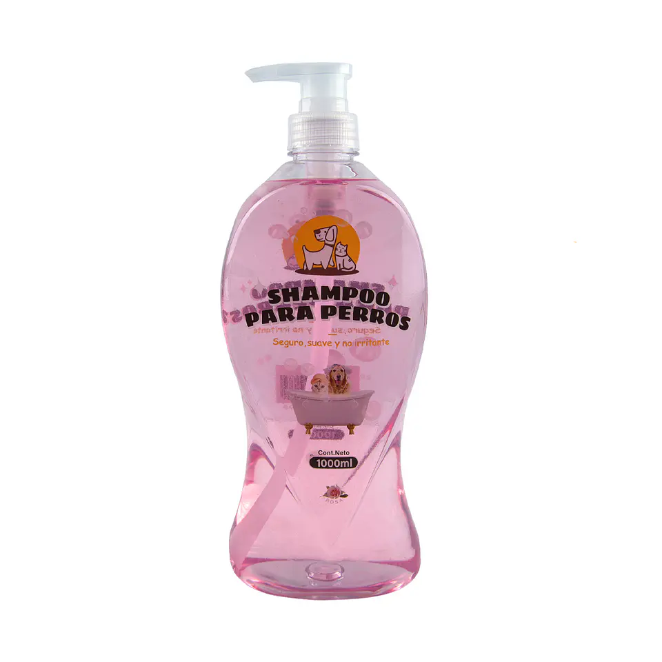 Shampoo para mascotas de rosa 1000ML 1