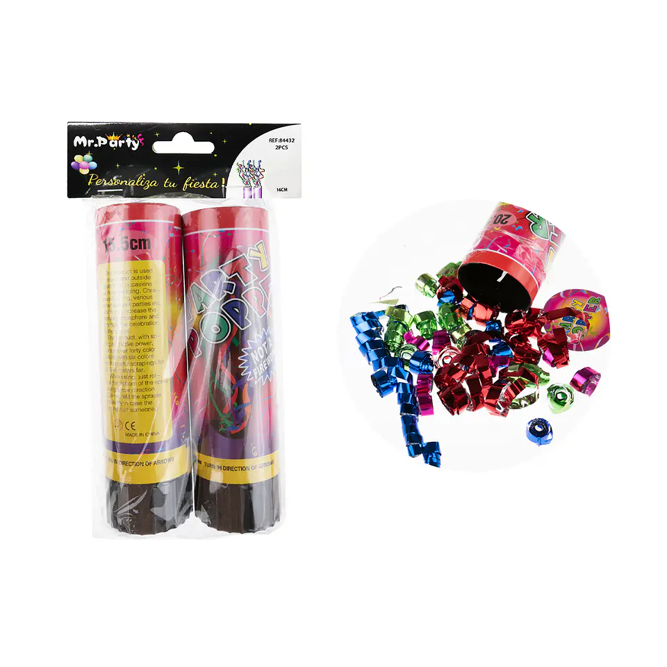 Lanza confetti 16cm 2pcs 1
