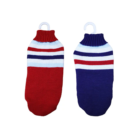 Ropa para mascota S 6*15cm 12pcs color aleatorio