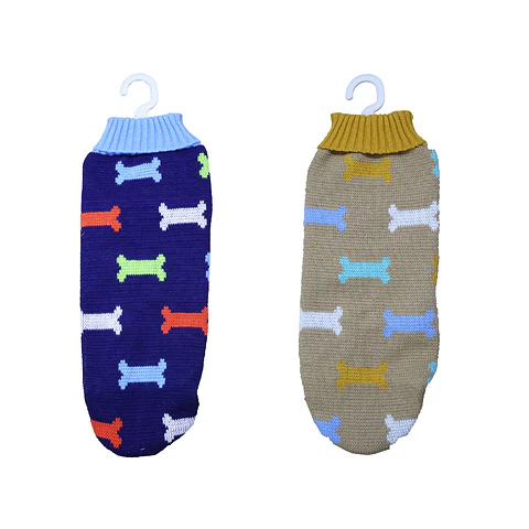 Ropa para mascota S 6*15cm 12pcs color aleatorio