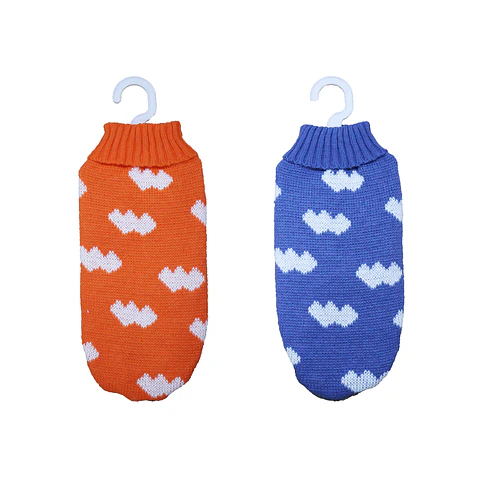 Ropa para mascota S 6*15cm 12pcs color aleatorio
