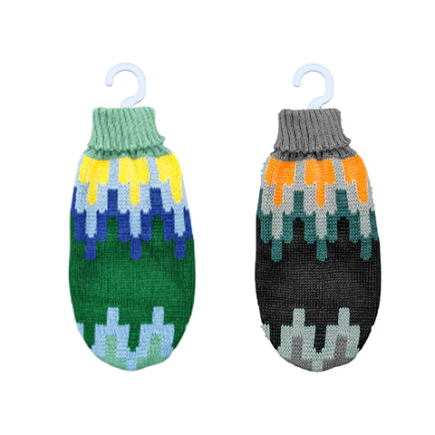Ropa para mascota S 6*15cm 12pcs color aleatorio
