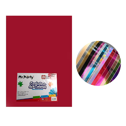 Cartulina rojo 50*70cm 25pcs