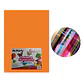 Cartulina fluorescente naranja 50*70cm 20pcs - Miniatura 2