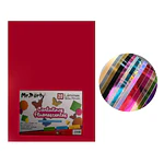 Cartulina fluorescente rojo 50*70cm 20pcs