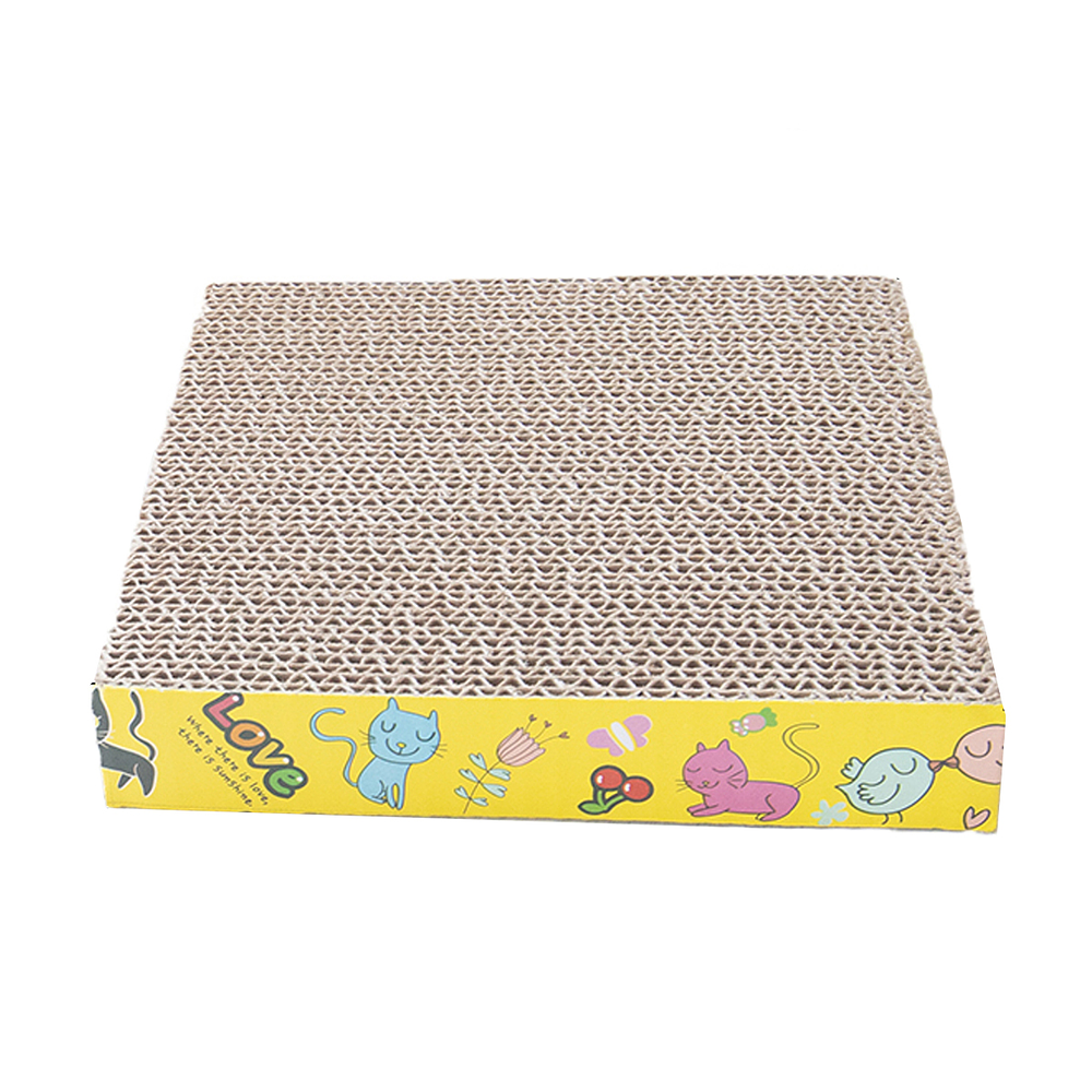 Rascador de cartón para gatos 21*21*3.5cm