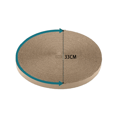 Rascador de cartón para gatos 33*33*3cm