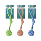 Pelota con cuerda trenzada color aleatorio 33cm 75g - Miniatura 2