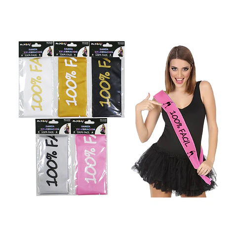 Banda 100% Facil 9.5*160cm color aleatorio