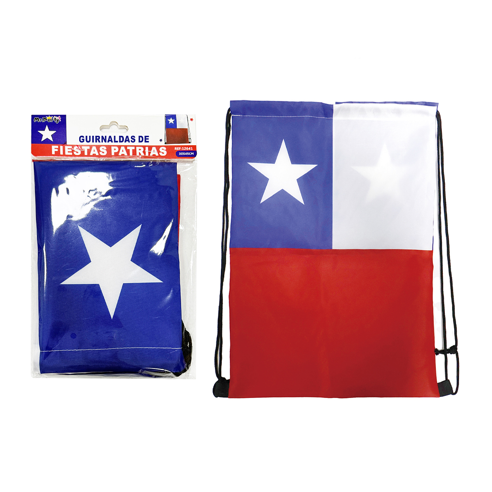 Mochila Bandera Chile 30*45cm