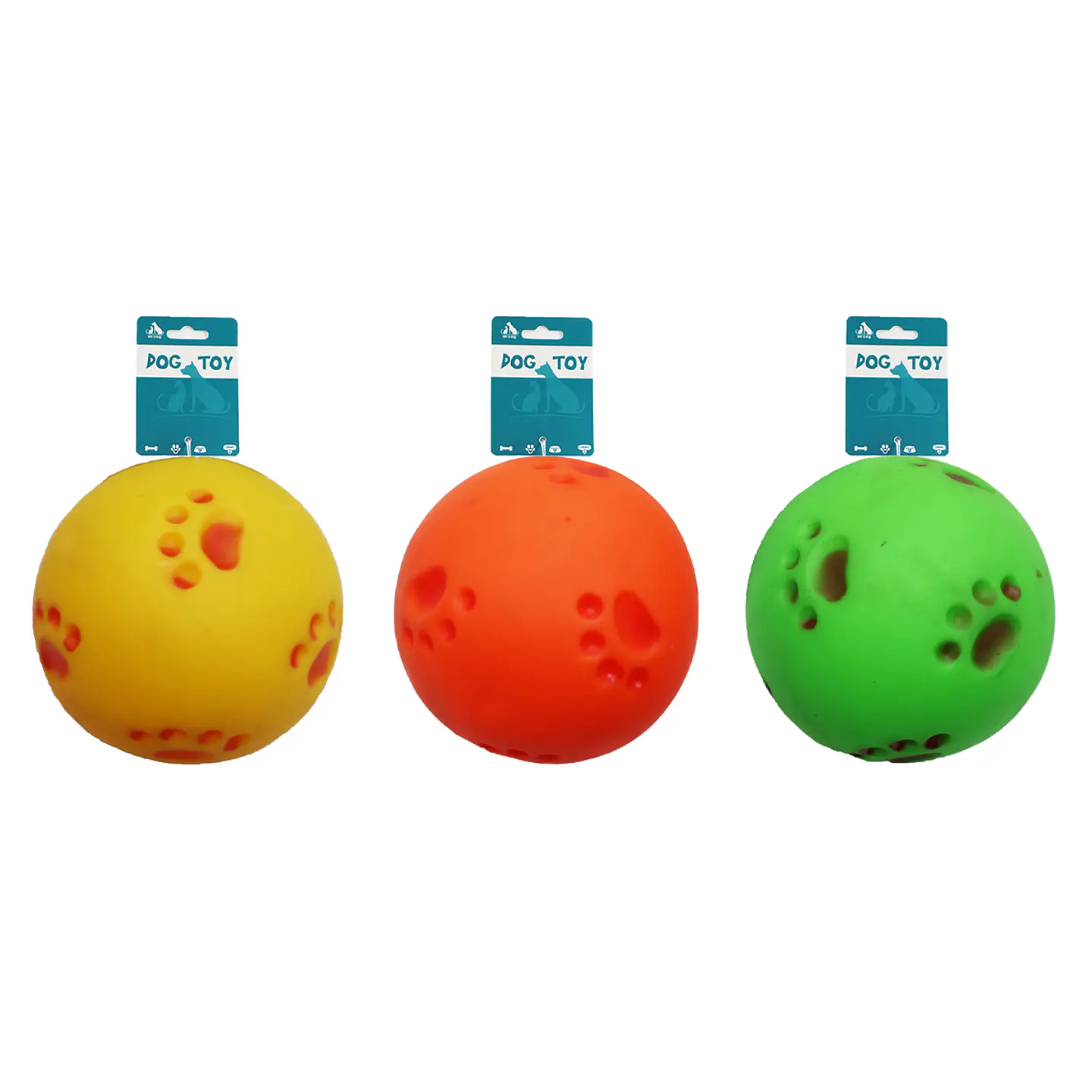Bola de huella de garra 8.5cm 60g color aleatorio 1