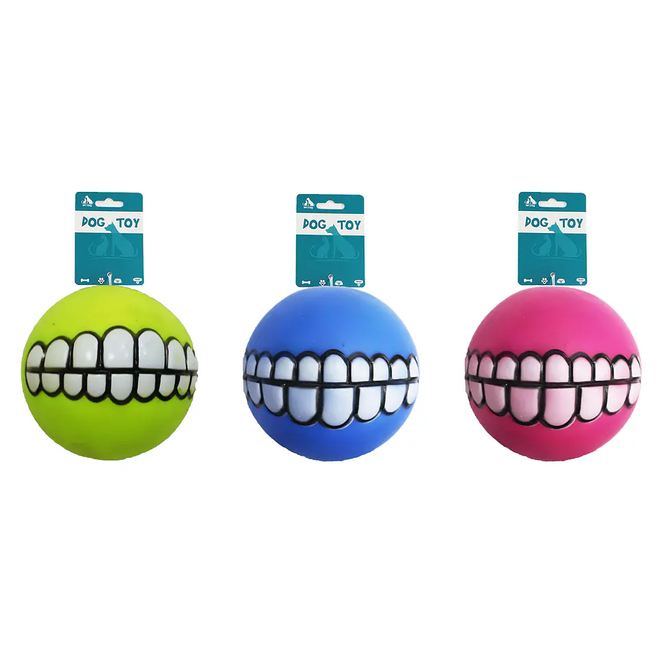 Bola de dientes 7.5cm 44g color aleatorio 1