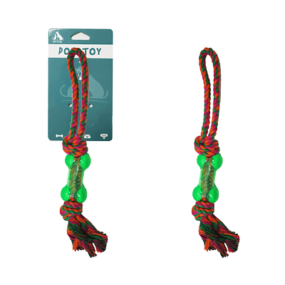 Hueso de doble nudo con asa 36cm 100g