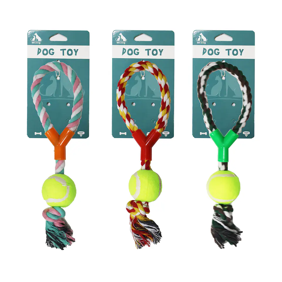 Tenis en forma de Y de tres trenzas 38cm 160g color aleatorio 1