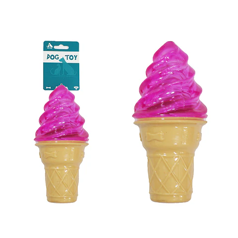 Juguete en forma de helado para mascotas