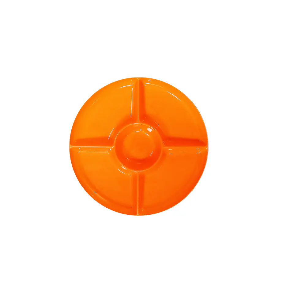 Plato con divisiones naranja 30.5cm 1