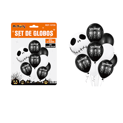 Set de globos Halloween 9pcs