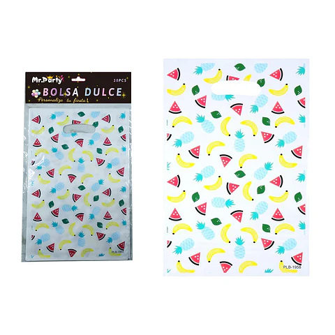 Bolsas perladas para dulces frutas 10pcs 17*25cm