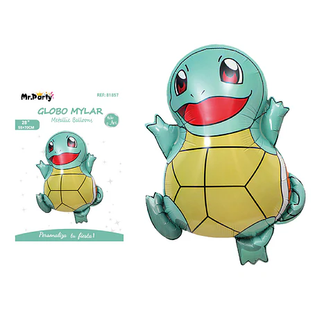 Globo metalizado squirtle 55*70cm