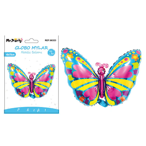 Globo metalizado mariposa 75*48cm