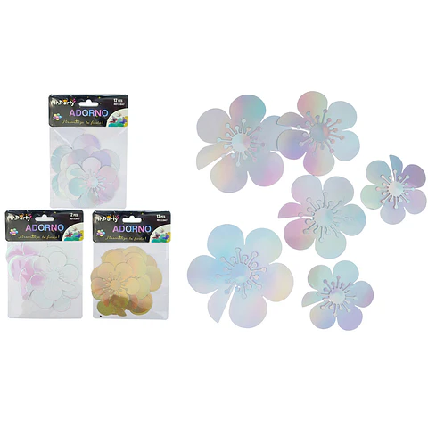 Adornos decorativos flores Color Aleatorio 6pcs 