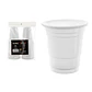 Vasos plásticos shot desechable blanco 60ML 30pcs - Miniatura 2