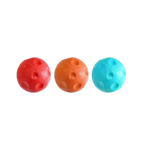Juguete para mascotas pelota de gota con sonido 6cm Color Aleatorio