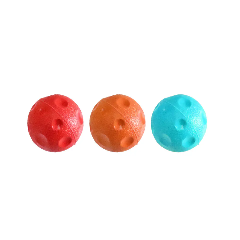 Juguete para mascotas pelota de gota con sonido 6cm Color Aleatorio 1