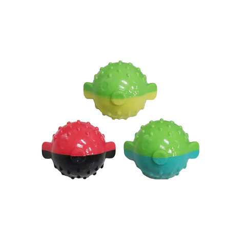 Juguete para mascotas pez espinoso con sonido 9*7.5*9.3cm Color Aleatorio