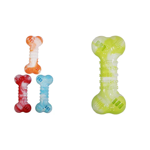 Juguete de hueso TPR con sonido 16.5*7.5cm Color Aleatorio