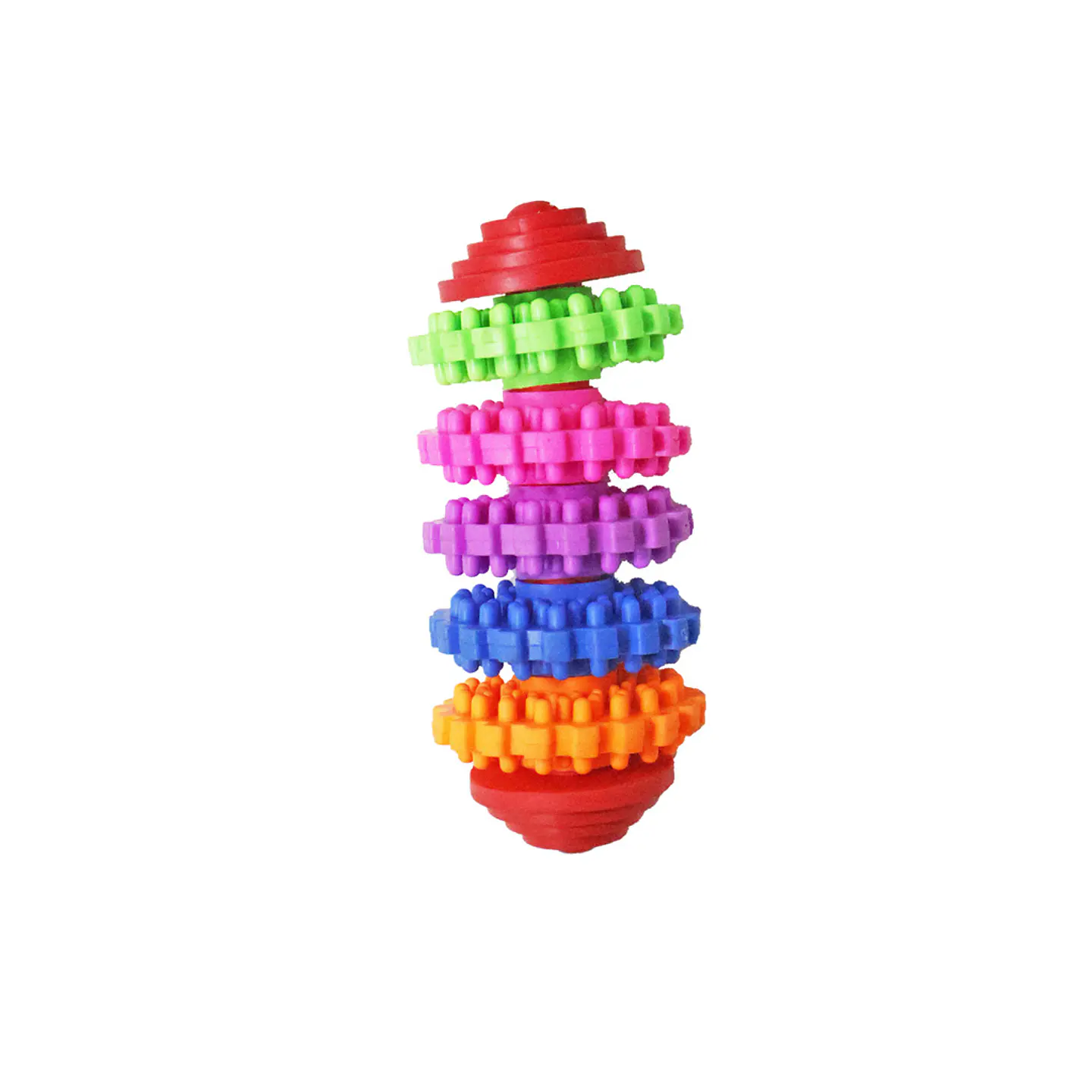 Juguete para mascotas aro giratorio de cinco colores 10.7*4.5cm 1