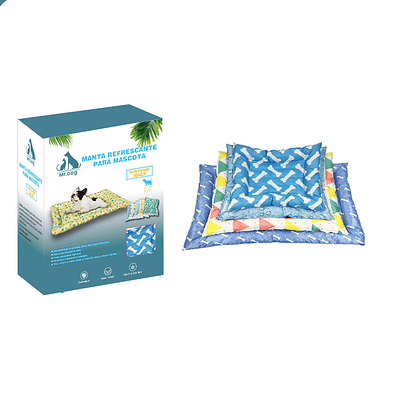 Cama refrescante para mascotas 40*60cm Diseño Aleatorio