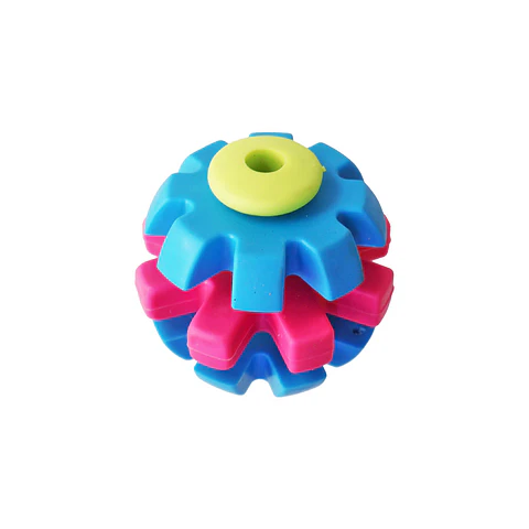 Juguete de pelota tricolor giratoria 7cm Color Aleatorio
