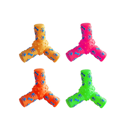 Juguete de hueso triangular 11cm Color Aleatorio