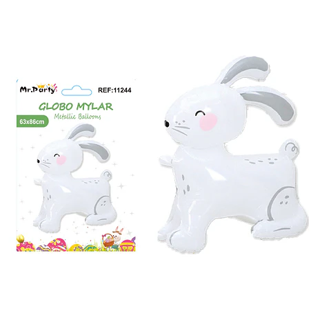 Globo metálico conejo de pascua 63*86cm