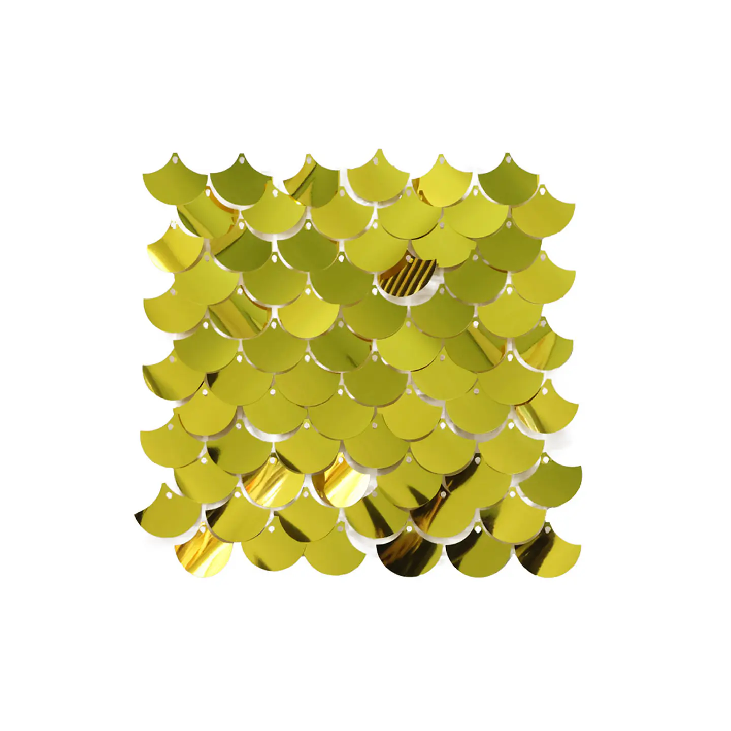 Panel decorativo shimmer wall sirena láser dorado 30*30cm 1