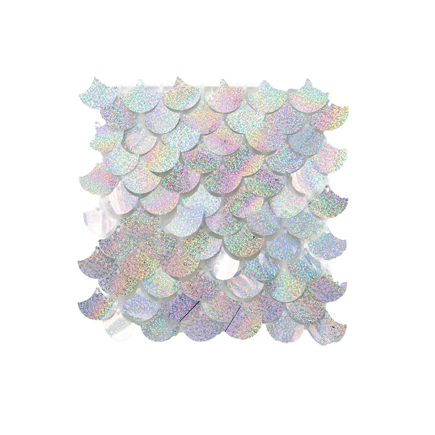 Panel decorativo shimmer wall sirena holográfico plateado 30*30cm 1