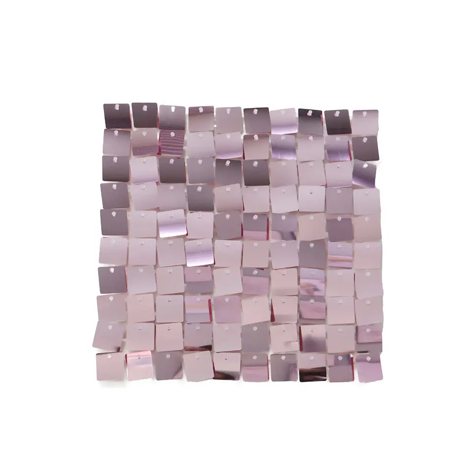 Panel decorativo shimmer wall cuadrado rosado 30*30cm 1