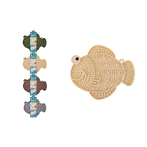 Comedero lento con ventosa en forma de pez 68.5*15cm Color Aleatorio