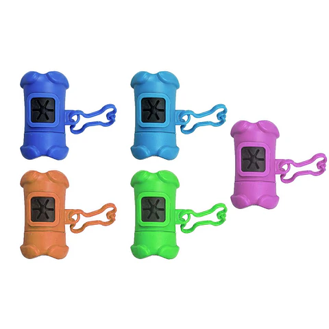 Dispensador de bolsas con forma de hueso Color Aleatorio