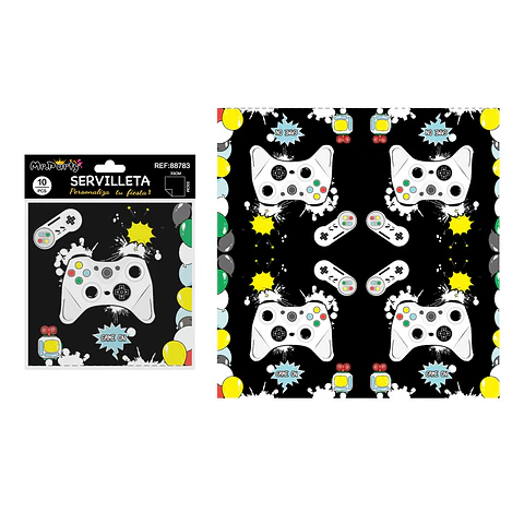 Servilletas consola de videojuegos 33*33cm 10pcs