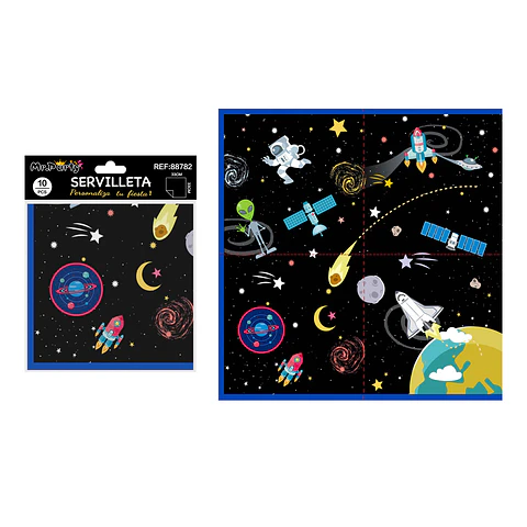 Servilletas cielo estrellado 33*33cm 10pcs