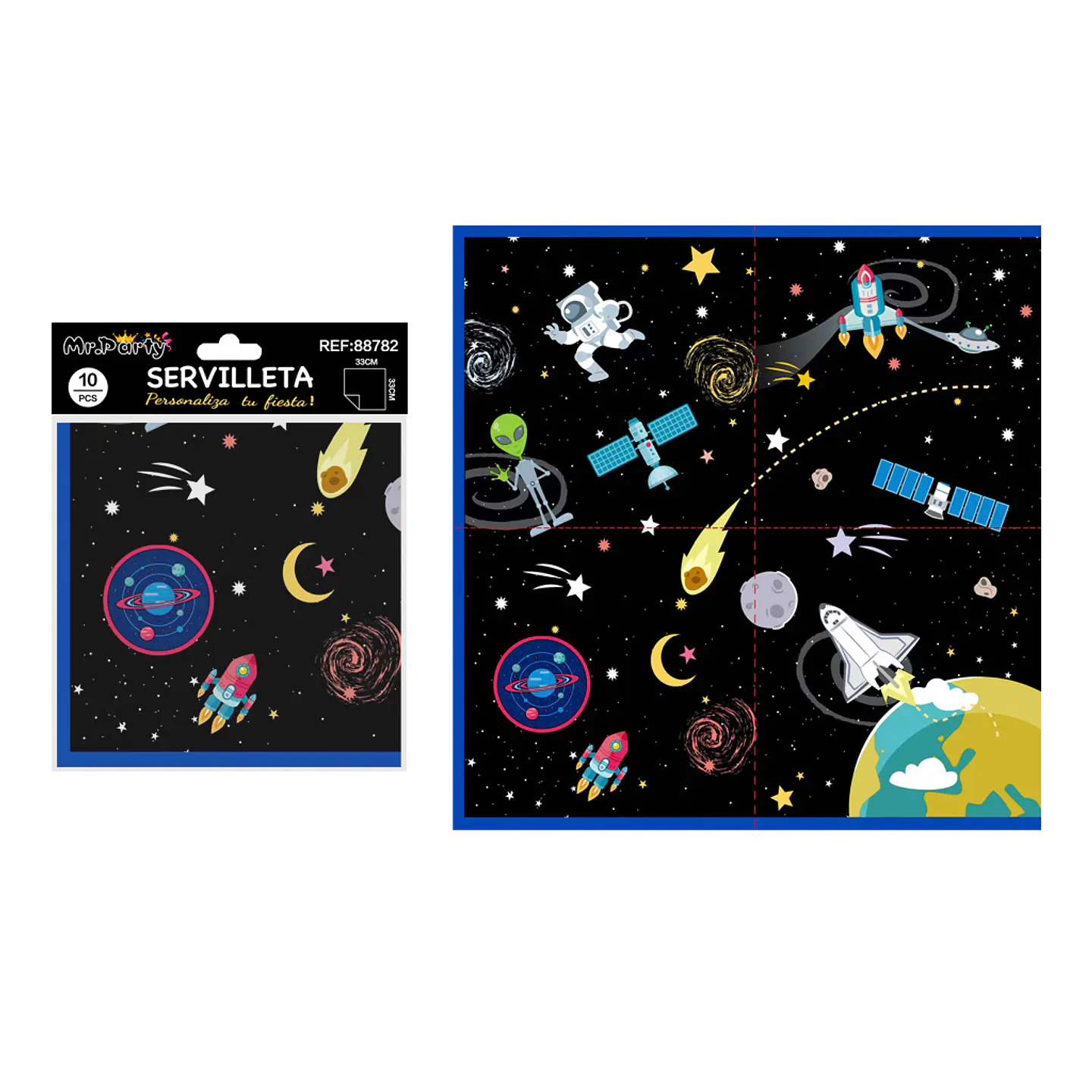 Servilletas cielo estrellado 33*33cm 10pcs 1