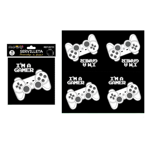 Servilletas consola de videojuegos 33*33cm 10pcs