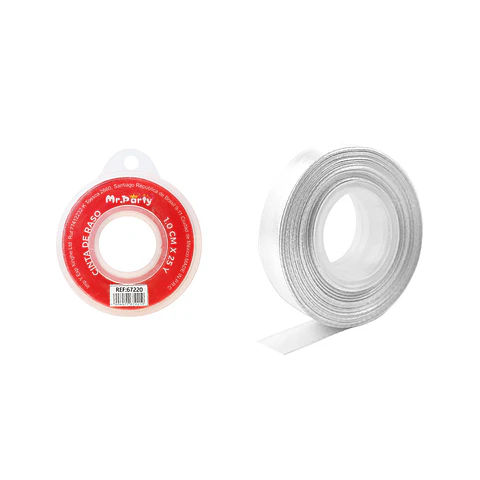 Cinta de raso 1cm*25Y blanco